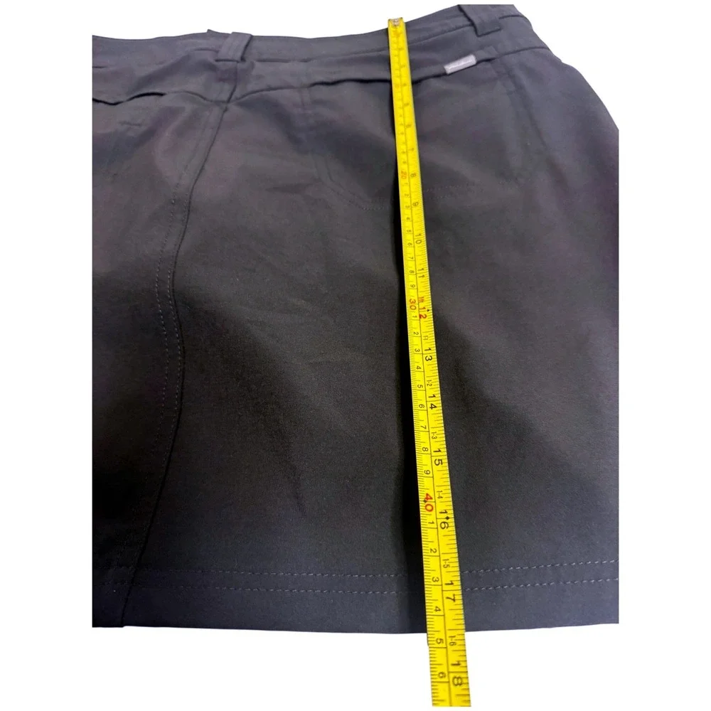 Eddie Bauer Adventurer 2.0 Skort Womens 14 Black‎ Hiking Golf Active